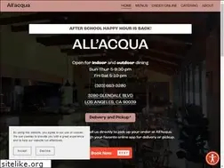 Sites similar to allacquarestaurant.com