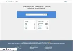 Sites similar to allacronyms.com