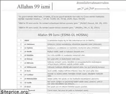 Sites similar to allahin99ismi.com