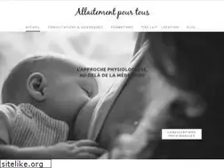 Sites similar to allaitementpourtous.com