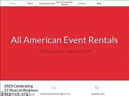 Sites similar to allamericaneventrentals.com