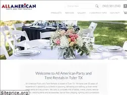 Sites similar to allamericanpartyandtent.com