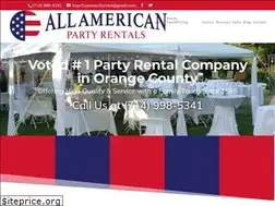 Sites similar to allamericanpartyrentals.com