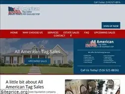 Sites similar to allamericantagsales.com