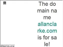 Sites similar to allanclarke.com
