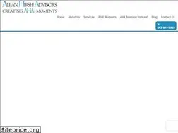 Sites similar to allanhirshadvisors.com