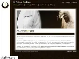 Sites similar to allanimaleyecare.com