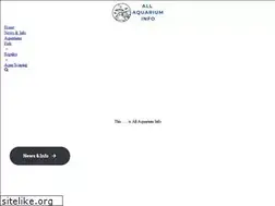 Sites similar to allaquariuminfo.com