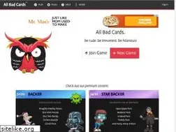 Sites similar to allbad.cards