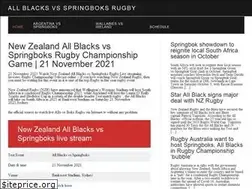 Sites similar to allblacksvsspringboksrugby.com