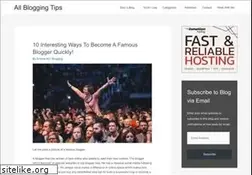 Sites similar to allbloggingtips.com