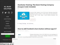 Sites similar to allblogsolution.com