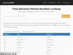 Sites similar to allcallers.com