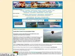 Sites similar to allcapeaccommodation.com