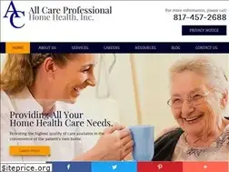 Sites similar to allcarephh.com