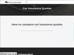 Sites similar to allcarinsurancerates.com
