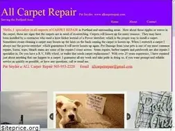 Sites similar to allcarpetrepair.com
