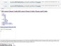 Sites similar to allcheatscodes.com