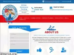 Sites similar to allclearmaintenanceplumbing.com.au