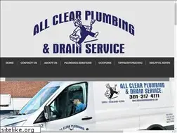 Sites similar to allclearplumbinganddrain.com