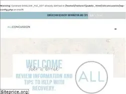 Sites similar to allconcussion.com