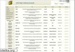 Sites similar to allconferencecfpalerts.com