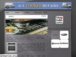 Sites similar to allcookerrepairs.co.uk