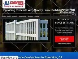 Sites similar to allcountiesfenceandsupply.com