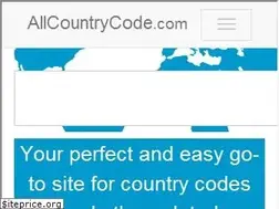Sites similar to allcountrycode.com
