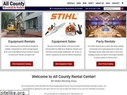 Sites similar to allcountyrental.com
