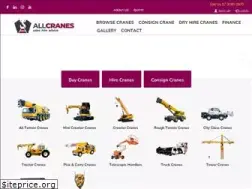 Sites similar to allcranesales.com.au