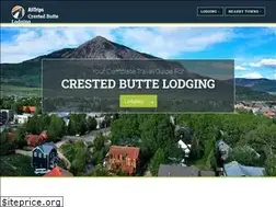 Sites similar to allcrestedbuttelodging.com
