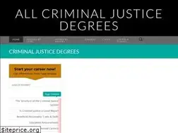 Sites similar to allcriminaljusticedegrees.com