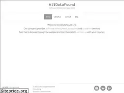 Sites similar to alldatafound.com
