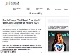 Sites similar to alldaymom.com