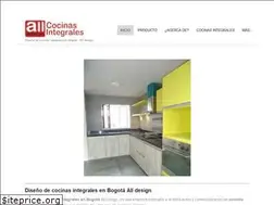 Sites similar to alldesigncocinas.com.co