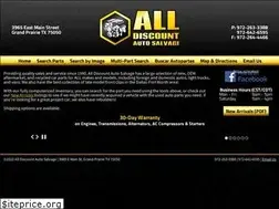 Sites similar to alldiscountautosalvage.com