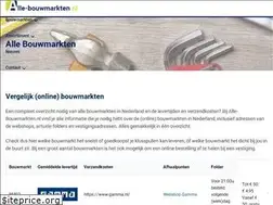 Sites similar to alle-bouwmarkten.nl