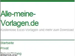 Sites similar to alle-meine-vorlagen.de