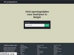 Sites similar to alle-openingstijden.be