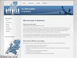 Sites similar to alleadvocateninnederland.nl