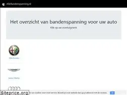Sites similar to allebandenspanning.nl