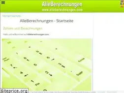 Sites similar to alleberechnungen.com