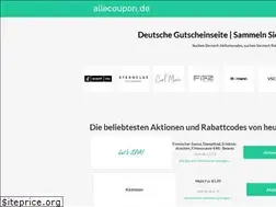 Sites similar to allecoupon.de