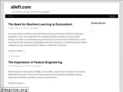 Sites similar to alleft.com