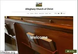 Sites similar to alleghanychurchofchrist.org