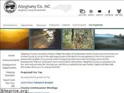 Sites similar to alleghanycounty-nc.gov