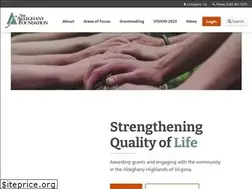 Sites similar to alleghanyfoundation.org