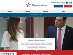 Sites similar to allegiancebank.com
