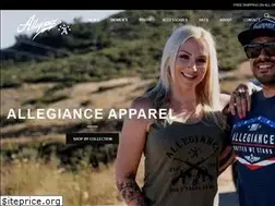 Sites similar to allegianceclothing.com
